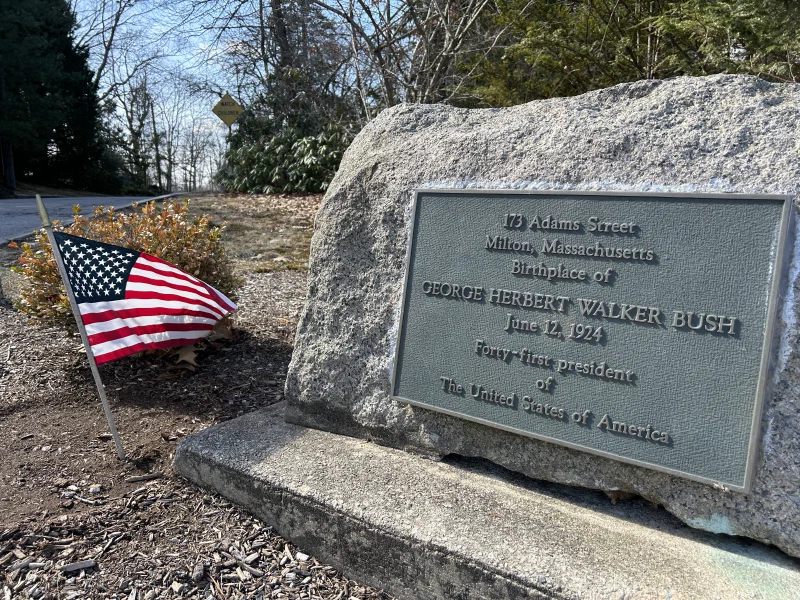 George H. W. Bush Birthplace Marker